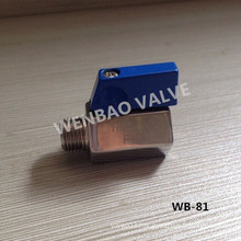 1/4" Butterfly Handle Ss316 Male X Female Mini Ball Valve